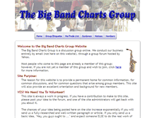 Tablet Screenshot of bigbandchartsgroup.com